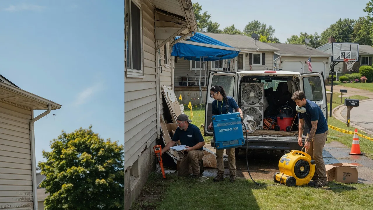 Ceiling Leak Cleanup in Rinard, IL near me