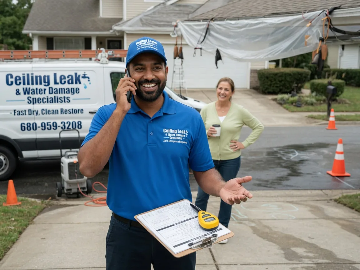 Ceiling Leak Cleanup Rinard, IL FAQs